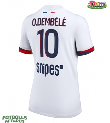 Paris Saint-Germain Ousmane Dembele #10 Bortatröja Kvinnor 2025-26 Kortärmad